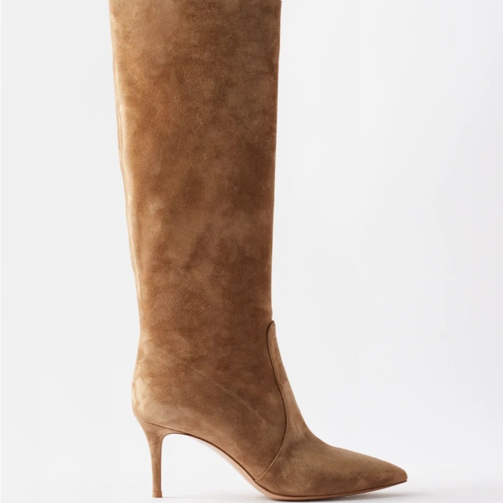 Gianvito Rossi Suede Boots - Picture 2 of 7